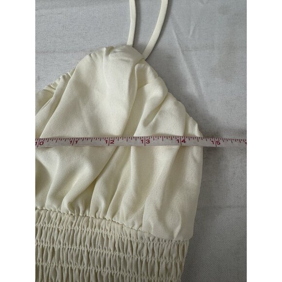 One Clothing Womens Small Peasant Babydoll Ivory Cami Priarie Cottagecore Femme - Picture 6 of 9